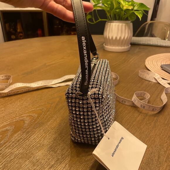 NWT Alexander Wang Medium Heiress Crystal & Leather Handbag - Picture 2 of 12